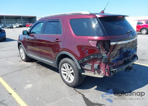 2018 Ford Explorer Xlt z USA, uszkodzony, nr VIN 1FM5K8D85JGA23390